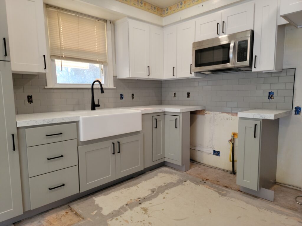 Kitchen Remodeling almost complete in Lansdale