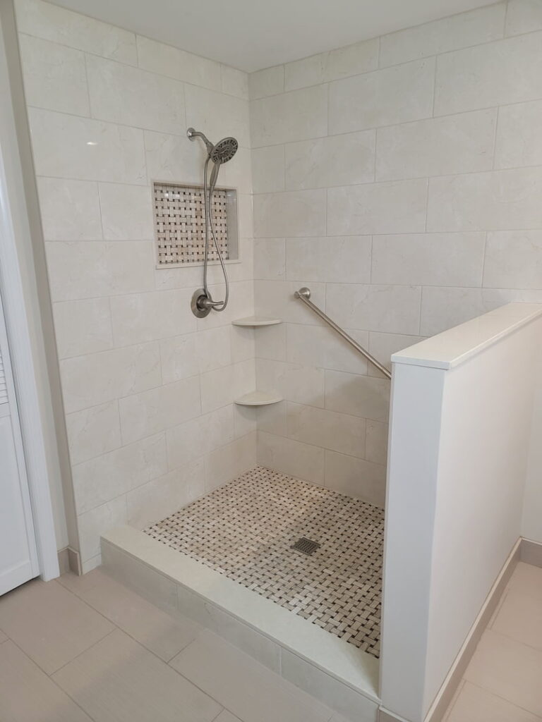 Large Custom Walk In Shower in Spring House, PA